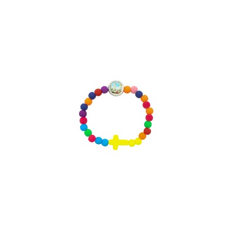 Pulseira de Criança Multicolor C/ Aparição Fátima Pulseira de Criança Multicolor C/ Aparição Fátima