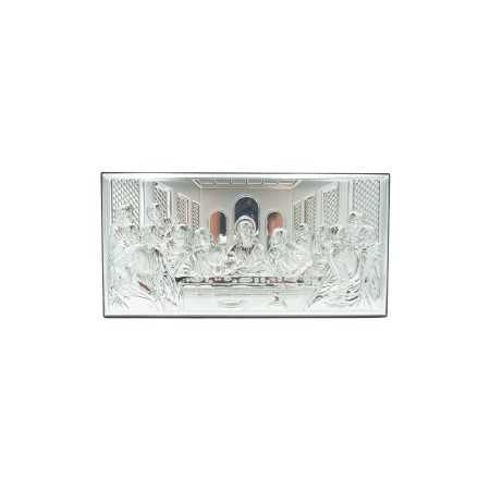 Última Ceia Bilaminada 24x12cm Última Ceia Bilaminada 24x12cm