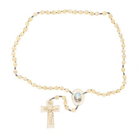 Terço Grande com Contas em Pedra Envelhecida Terço Grande com Contas em Pedra Envelhecida