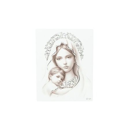 Placa C/ Amor de Mãe 15x19.5cm Placa C/ Amor de Mãe 15x19.5cm