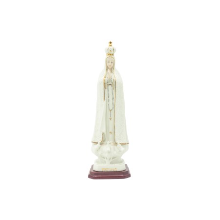 Nossa Senhora de Fátima Coroada Porcelana 27cm Nossa Senhora de Fátima Coroada Porcelana 27cm