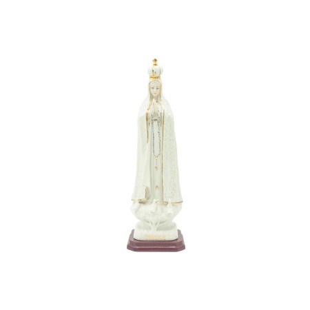 Nossa Senhora de Fátima Coroada Porcelana 27cm Nossa Senhora de Fátima Coroada Porcelana 27cm