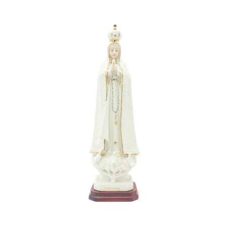 Nossa Senhora de Fátima Coroada Porcelana 38cm Nossa Senhora de Fátima Coroada Porcelana 38cm