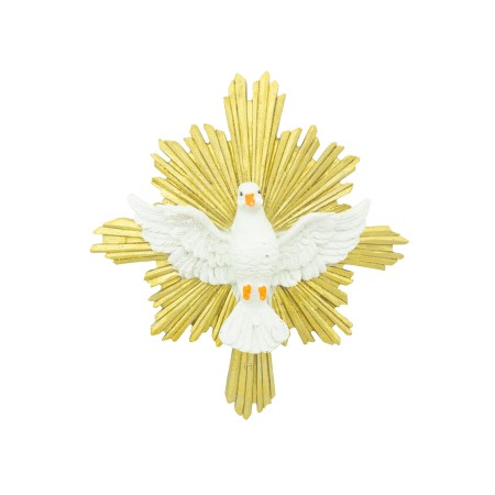 Pomba do Espírito Santo Pintada 18x20cm Pomba do Espírito Santo Pintada 18x20cm