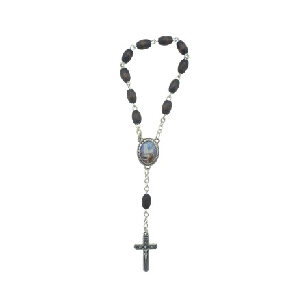 Dezena Conta Madeira Oval C/ Mosquetão