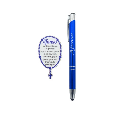 Caneta Touch e Íman de Madeira C/ Nomes Caneta Touch e Íman de Madeira C/ Nomes