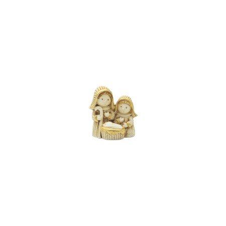 Presépio Bege C/ Dourado 6cm