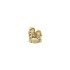 Presépio Bege C/ Dourado 6cm