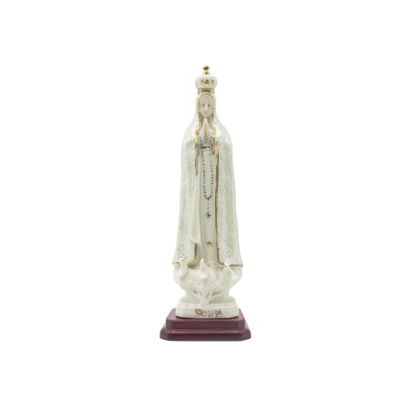 Nossa Senhora de Fátima Coroada Porcelana Per. 19.5cm Nossa Senhora de Fátima Coroada Porcelana Per. 19.5cm