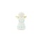 Anjo Branco C/ Corações Azuis/Asas Douradas 9.5cm