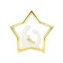 Estrela Dourada C/ Presépio 28cm
