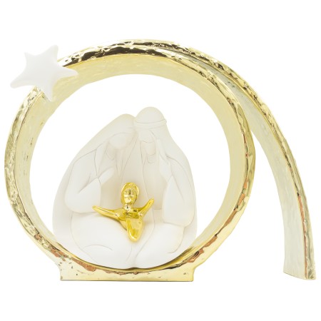 Presépio Vórtice Estilizado C/ Estrela 30cm