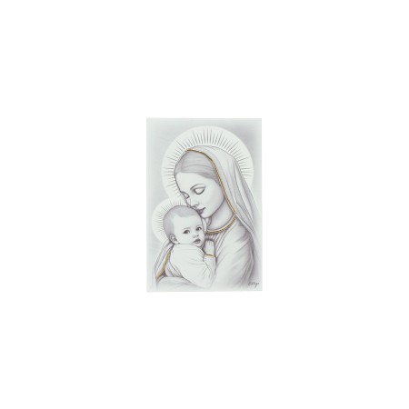 Quadro/ Placa C/ Amor de Mãe P/B 9x13.5cm Quadro/ Placa C/ Amor de Mãe P/B 9x13.5cm