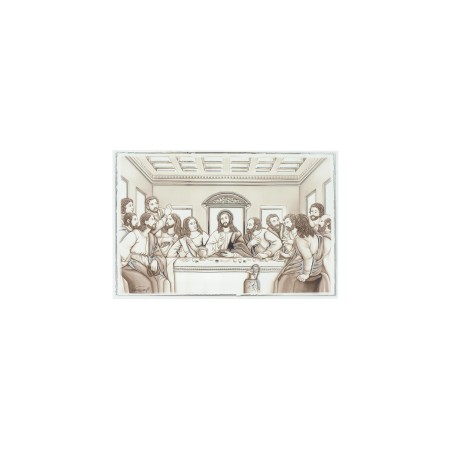 Placa C/ Última Ceia 17.5x11.5cm Placa C/ Última Ceia 17.5x11.5cm