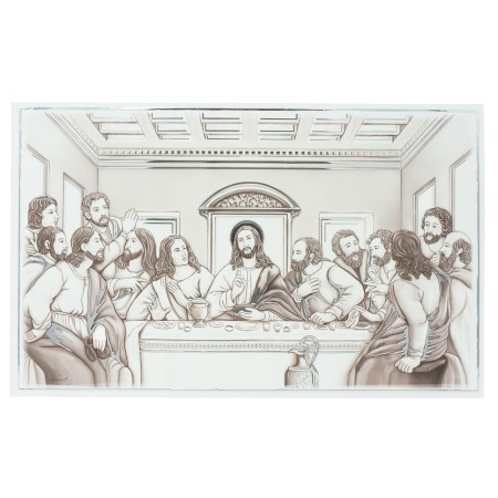 Placa C/ Última Ceia 45x28cm Placa C/ Última Ceia 45x28cm