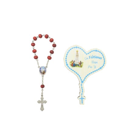 Magnético Coração Terço C/ Dezena Perfumada Magnético Coração Terço C/ Dezena Perfumada