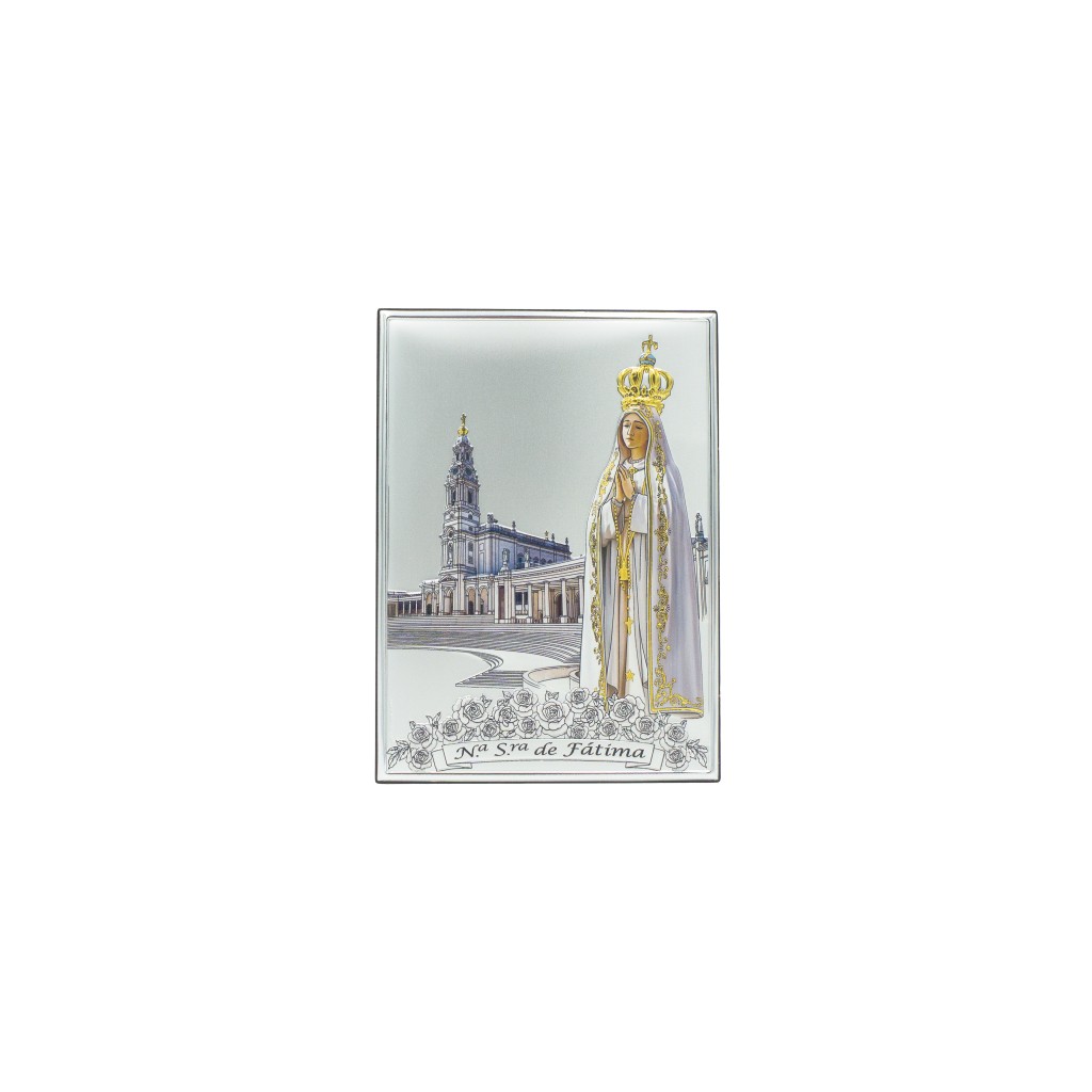 Placa Bilaminada C/ Coroada e Santuário Col. 13x18cm