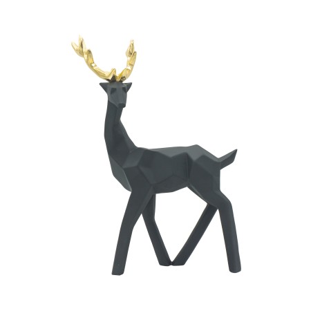 Rena Origami Preto C/ Dourado 30cm Rena Origami Preto C/ Dourado 30cm