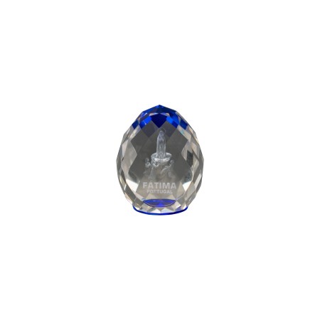 Cubo Cristal Multi. Fátima Azul 5*6cm KN4485 Cubo Cristal Multi. Fátima Azul 5*6cm KN4485