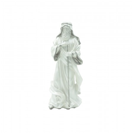 São José do Presépio Pó de Pedra 33cm  São José do Presépio Pó de Pedra 33cm