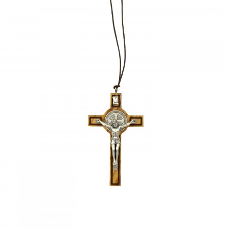 Fio C/ Cruz de São Bento M. Oliveira Cristo Nikelado Fio C/ Cruz de São Bento M. Oliveira Cristo Nikelado