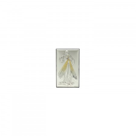 Placa Bilaminada Jesus Misericordioso 6,5*11cm 