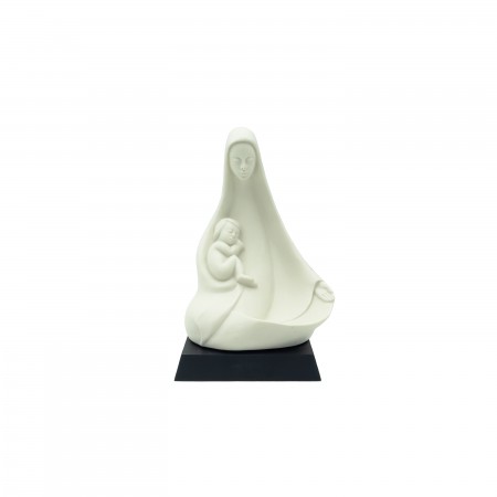 Mãe C/ Menino a Dormir Porcelana Fina 19cm  Mãe C/ Menino a Dormir Porcelana Fina 19cm