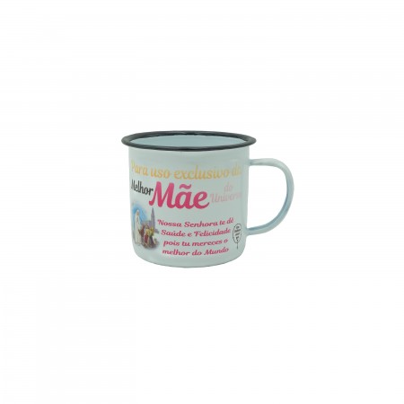 Caneca em Metal Estilo Vintage com Parentesco Caneca em Metal Estilo Vintage com Parentesco