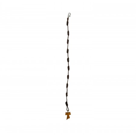 Pulseira Deze. Peregrino Cordão Cruz Tau C/ Mosquetão Pulseira Deze. Peregrino Cordão Cruz Tau C/ Mosquetão