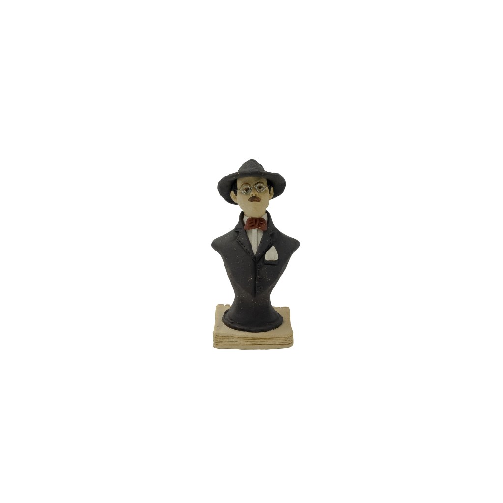 Busto Artesanal Fernando Pessoa 12cm