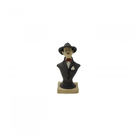 Busto Artesanal Fernando Pessoa 12cm Busto Artesanal Fernando Pessoa 12cm