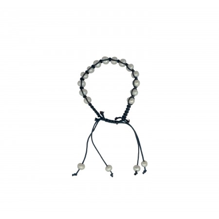 Pulseira de Cordel C/ Perolas Pulseira de Cordel C/ Perolas