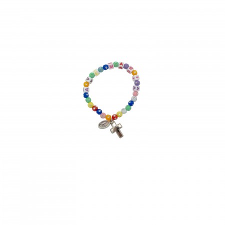 Pulseira de Criança Contas Coloridas Avé Maria Pulseira de Criança Contas Coloridas Avé Maria