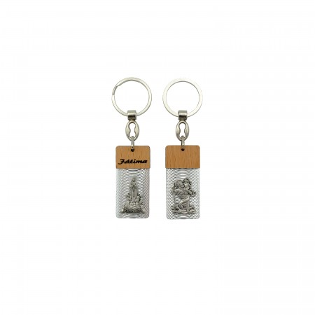 Porta Chaves Madeira Duplo