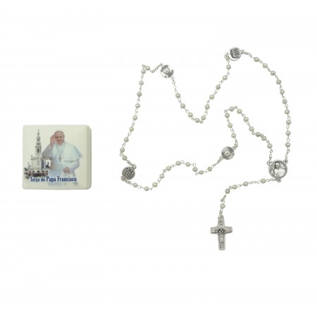 Terço do Papa Francisco C/ Oração Cx. Ilustrada Terço do Papa Francisco C/ Oração Cx. Ilustrada