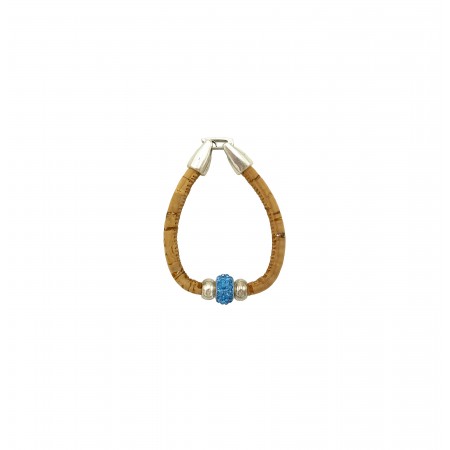 Pulseira Simples em Cortiça com Aplicação Pulseira Simples em Cortiça com Aplicação