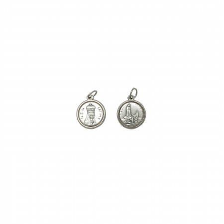 Medalha Argentada C/ Diversos Santos T15