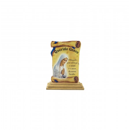 Placa de Fátima Pergaminho