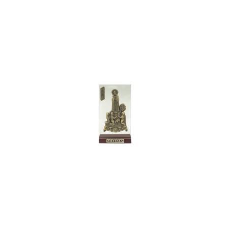 Placa de Vidro com Fátima 7.8*3.6cm Placa de Vidro com Fátima 7.8*3.6cm