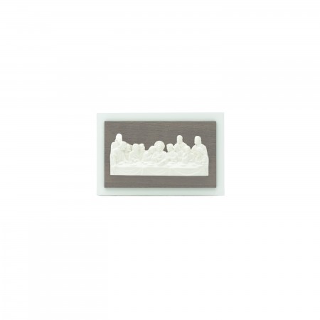Placa C/ Última Ceia de Cristo 15.5cx10cm Placa C/ Última Ceia de Cristo 15.5cx10cm