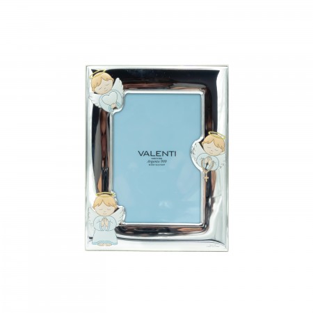 Moldura Bilaminada C/ Anjo Azul 9x13cm  Moldura Bilaminada C/ Anjo Azul 9x13cm