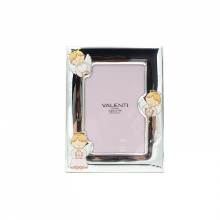 Moldura Bilaminada C/ Anjo Rosa 9x13cm  Moldura Bilaminada C/ Anjo Rosa 9x13cm