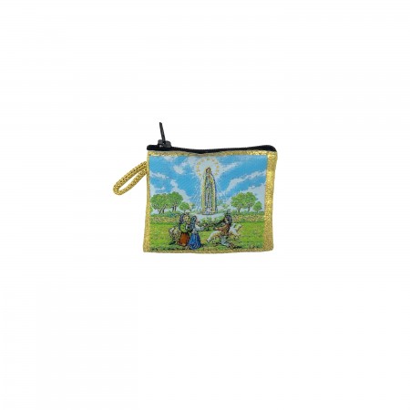 Carteira C/Dourado e Aparição Colorida 7x8cm