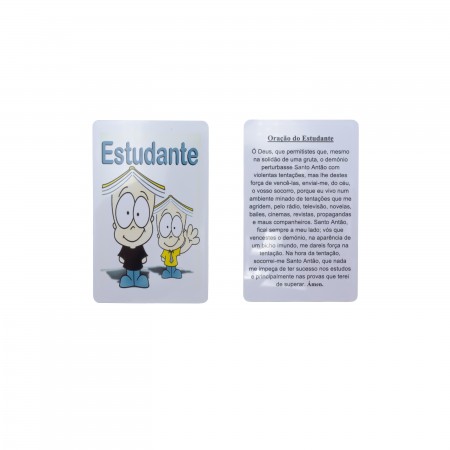 Pagela Plastificada Estudante