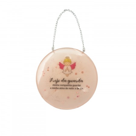 Medalhão Circular - Rosa (010) e Azul (011) Medalhão Circular - Rosa (010) e Azul (011)