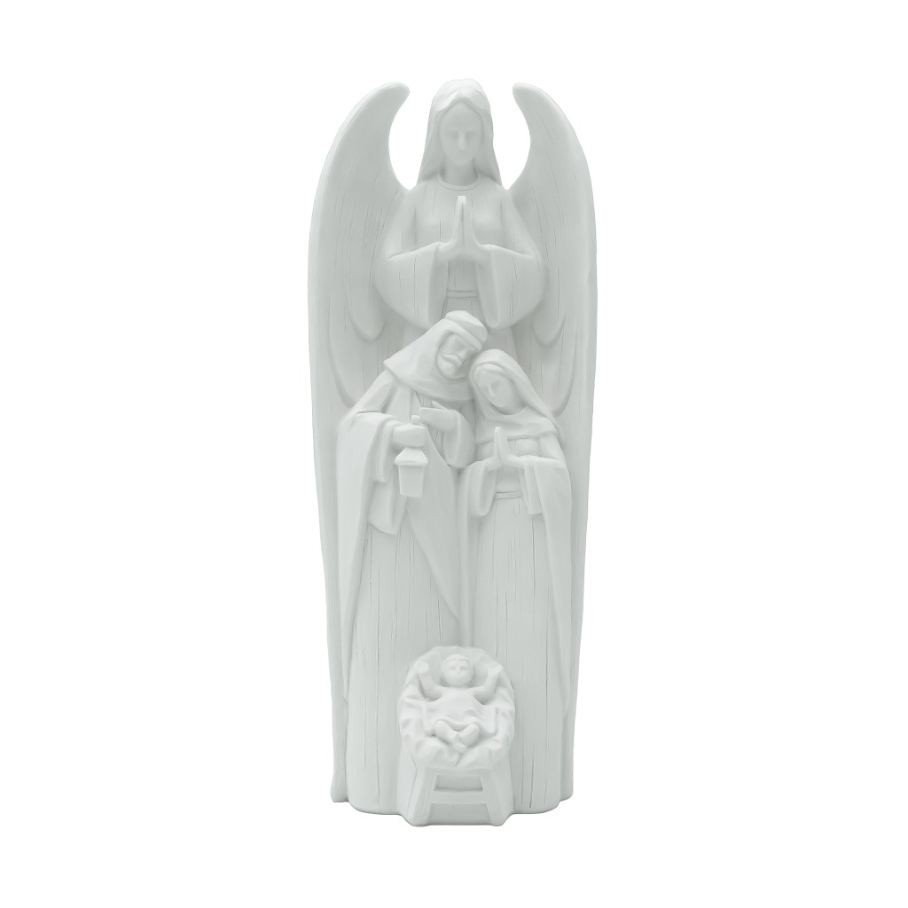 Sagrada Família C/ Anjo 12.6x8.3x32cm
