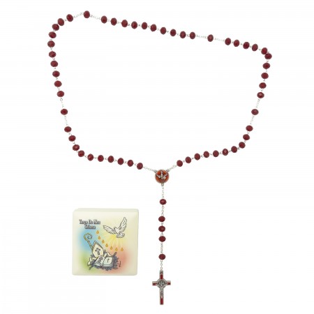 Terço do Crisma C/ Oração e Cx. Ilustrada Terço do Crisma C/ Oração e Cx. Ilustrada