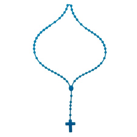 Terço de Silicone Azul Terço de Silicone Azul