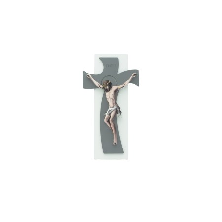 Cruz C/ Cristo Pendurar / Pousar 12.5x23.5cm  Cruz C/ Cristo Pendurar / Pousar 12.5x23.5cm