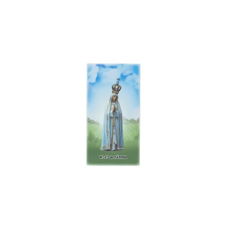 Quadro/ Placa C/ Nª Srª de Fátima 9x17.5cm Quadro/ Placa C/ Nª Srª de Fátima 9x17.5cm